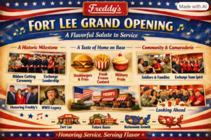 Fort Lee Exchange Celebrates Freddy’s Grand Opening A Flavorful Salute to Service