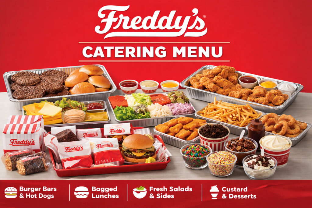 Freddy’s Catering Menu 