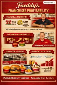 How Franchisee Profitability Is Driving the Evolution at Freddy’s info graphic