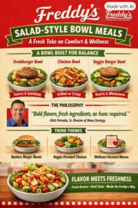 Freddy's Salad‑Style Bowl Meals