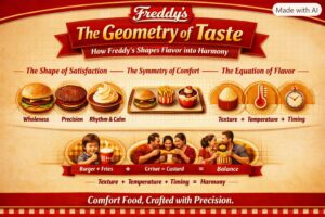 The Geometry of Taste How Freddy’s Shapes Flavor into Harmony