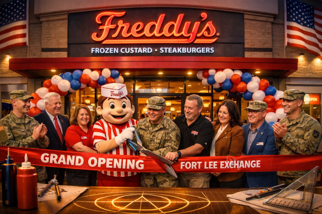🇺🇸 Fort Lee Exchange Celebrates Freddy’s Grand Opening: A Flavorful Salute to Service