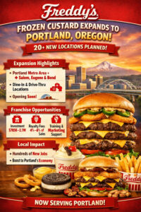 Freddy’s Frozen Custard Expands to Portland, Oregon