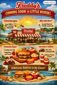 Freddy’s Frozen Custard & Steakburgers Coming to Little River