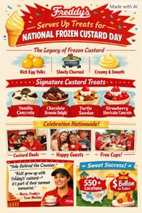 Freddy’s Frozen Custard Serves Up Treats for National Frozen Custard Day
