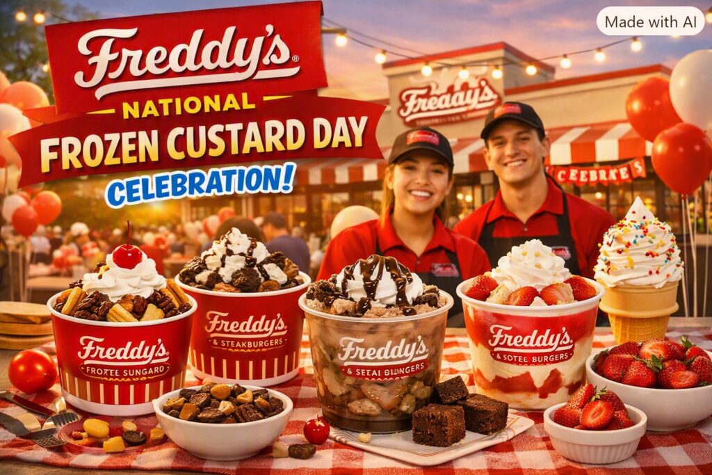 Freddy’s Frozen Custard Serves Up Treats for National Frozen Custard Day