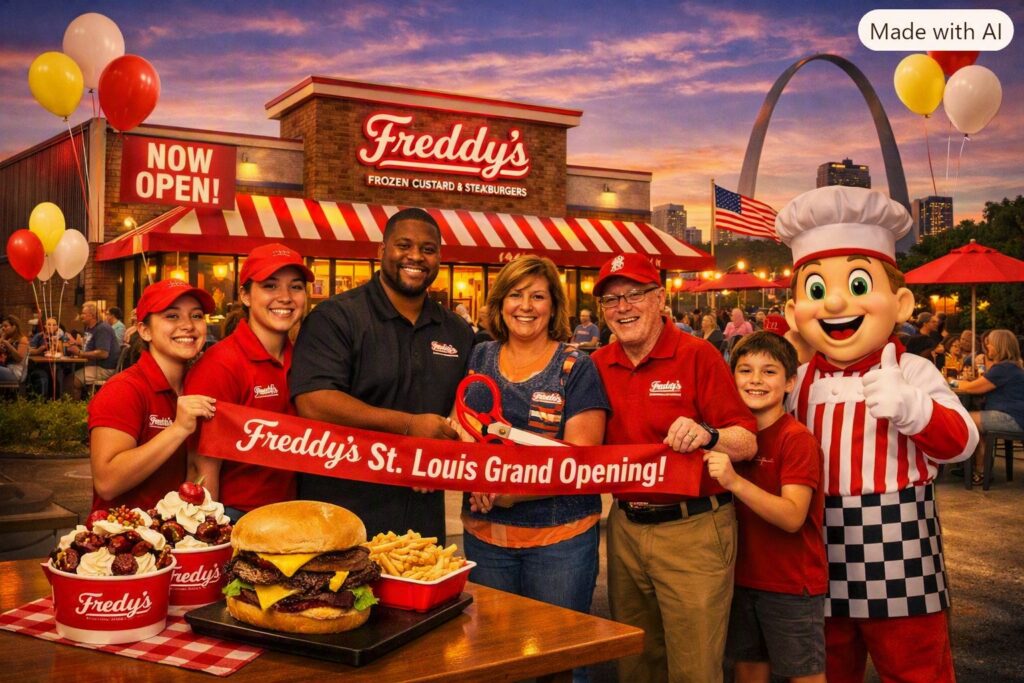 Freddy’s Frozen Custard & Steakburger Opens Latest St. Louis‑Area Store
