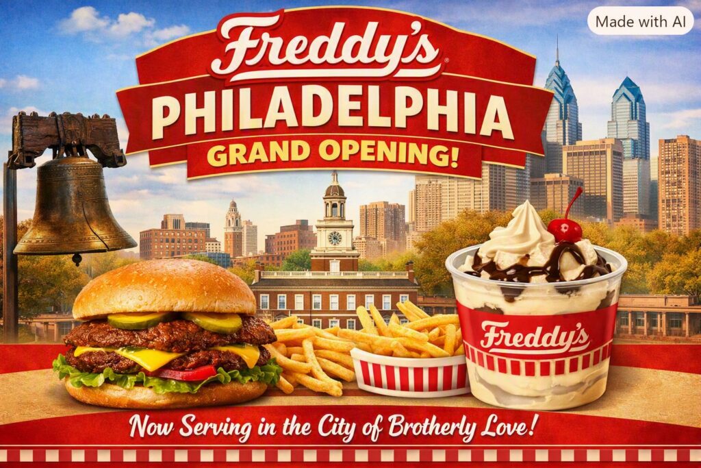 Freddys Opens in Philadelphia