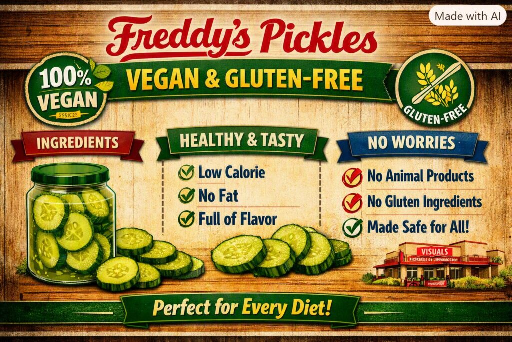 Are Freddy’s Pickles Vegan and Gluten‑Free?