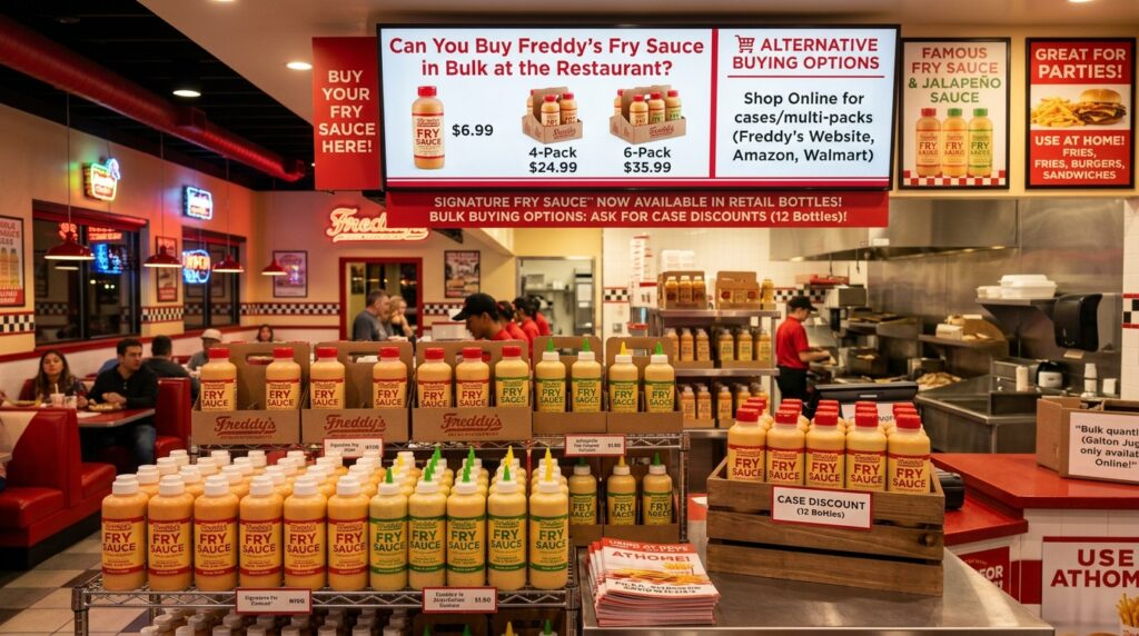 Can You Buy Freddys Fry Sauce in Bulk at the Restaurant?