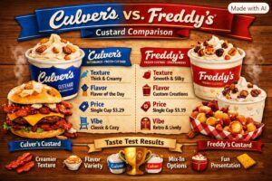 Culver’s vs. Freddy’s Which Chain Makes the Best Frozen Custard