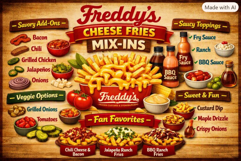 Every Hidden Mix‑In for Freddy’s Cheese Fries