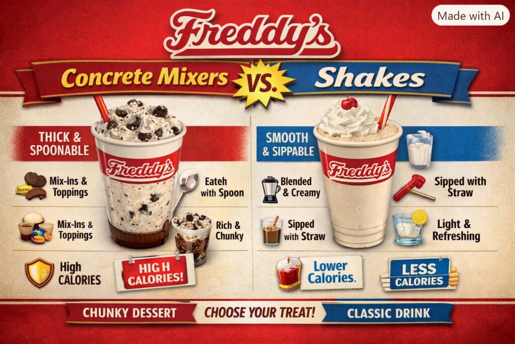 Freddy’s Concrete Mixers vs. Shakes