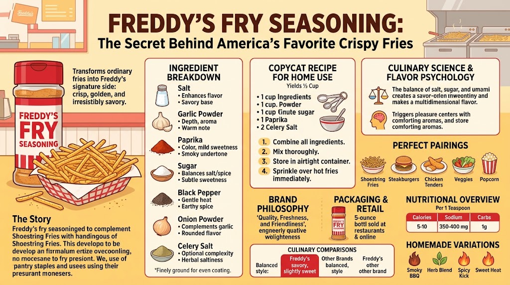 Freddy’s Fry Seasoning Recipe and Ingredients