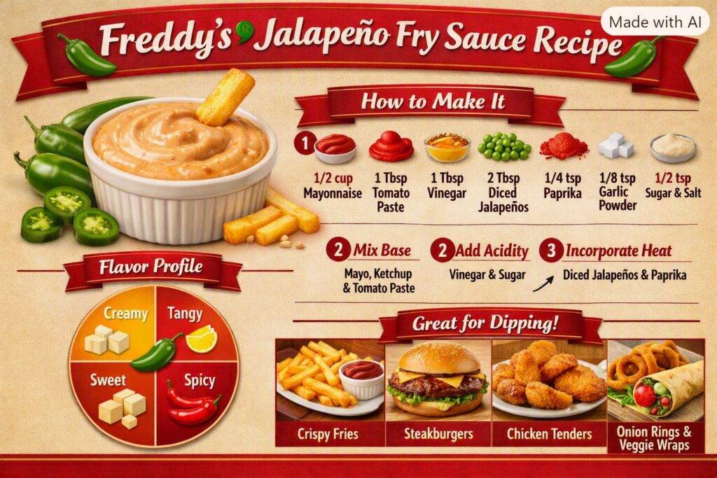 Freddy’s® Jalapeño Fry Sauce Copycat Recipe