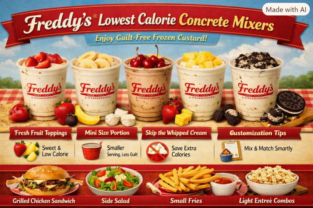 Freddy’s® Lowest Calorie Concrete Mixers